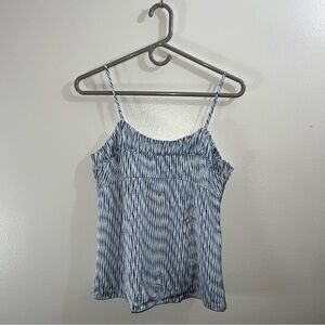 Banana Republic white/navy/blue camisole size 4 women’s tank top